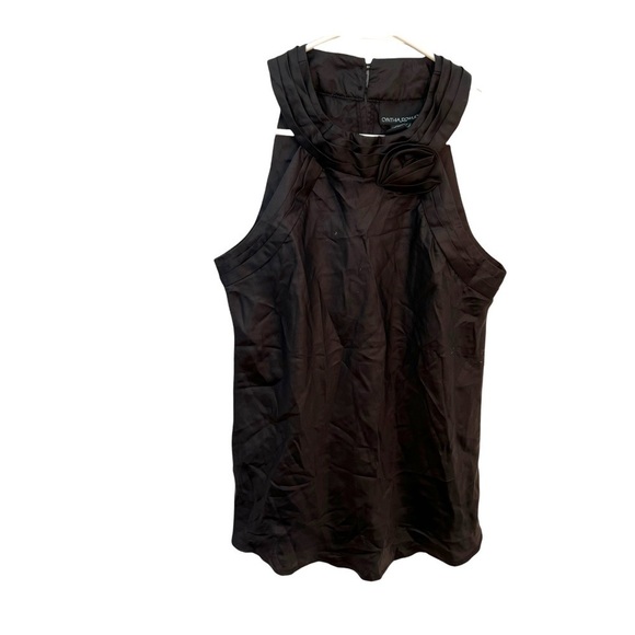 Cynthia Rowley Sleeveless Silk Blouse Black - Picture 1 of 7